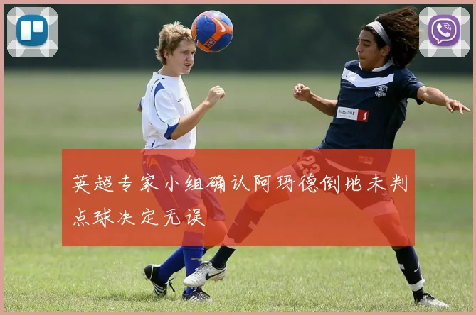 英超专家小组确认阿玛德倒地未判点球决定无误